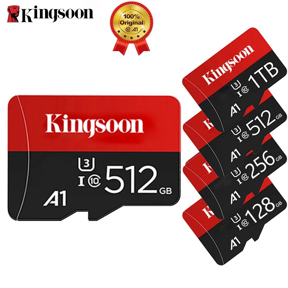 KINGSOON ̴ SD ī ޸ ī, 2TB, 1TB, Class10, 512GB, 256GB, TF ÷ ī, ٵ ġ ޴ ڵ ġ Ϳ, 128GB
